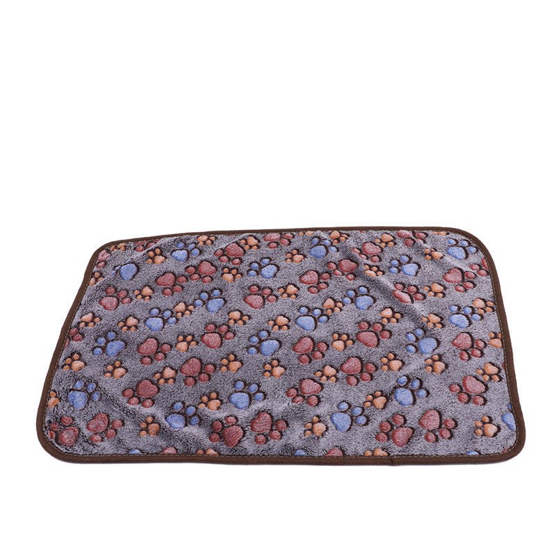 Cross-border pet blanket mat cat and dog flannel blanket autumn and winter warm blanket pet sleeping mat wholesale - stoutforge