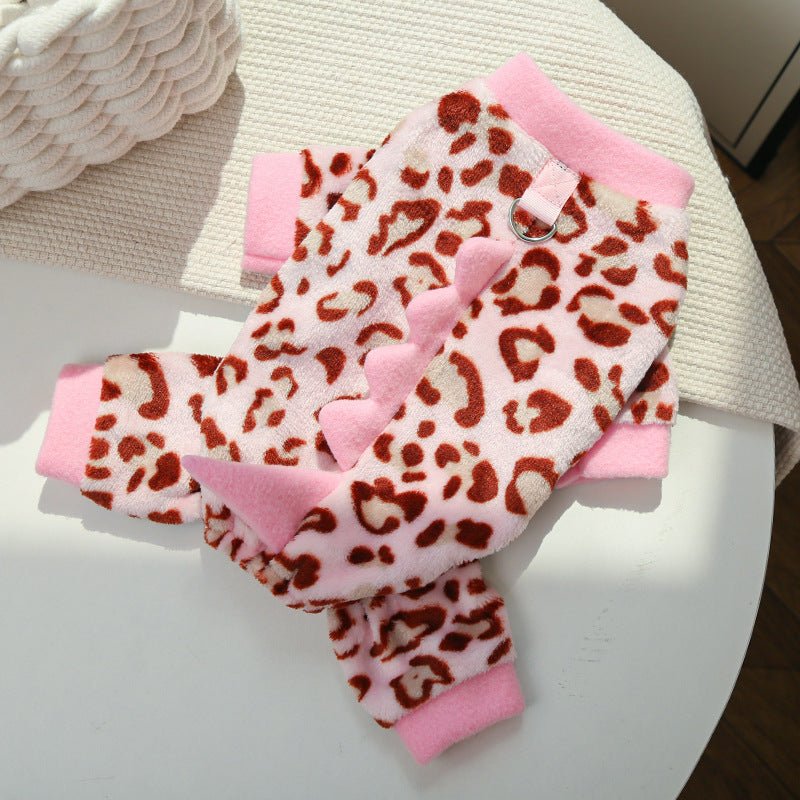 Cross-Border Pet Dog Clothes, Cat Autumn and Winter Four-Legged Cotton Coat, Cartoon Transformation Clothing, Cat Clothing, Dog Clothing Supplies - stoutforge