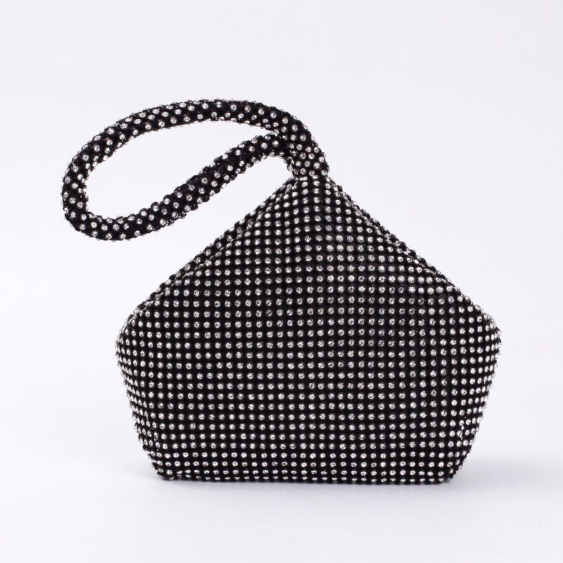 Cross-border Rhinestone Clutch Fashion Portable Cosmetic Bag Mine Bag Women's European and American Style Evening Bag Handbag - stoutforge