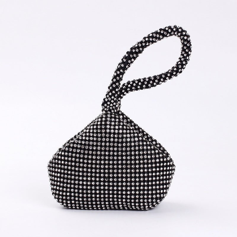Cross-border Rhinestone Clutch Fashion Portable Cosmetic Bag Mine Bag Women's European and American Style Evening Bag Handbag - stoutforge