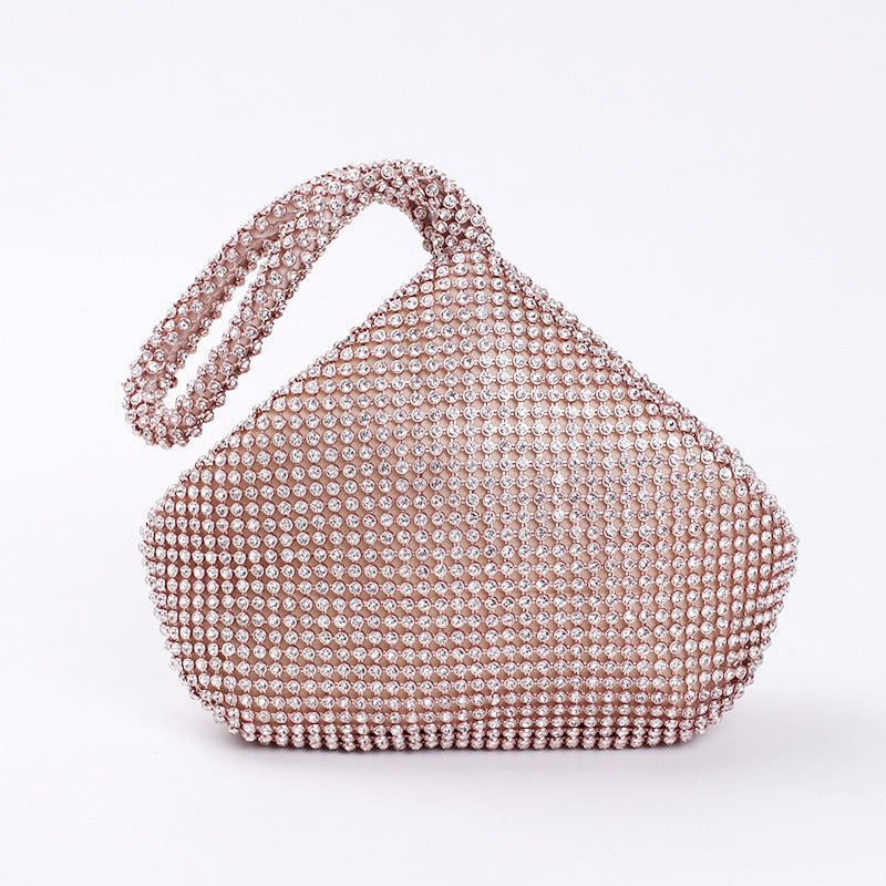 Cross-border Rhinestone Clutch Fashion Portable Cosmetic Bag Mine Bag Women's European and American Style Evening Bag Handbag - stoutforge