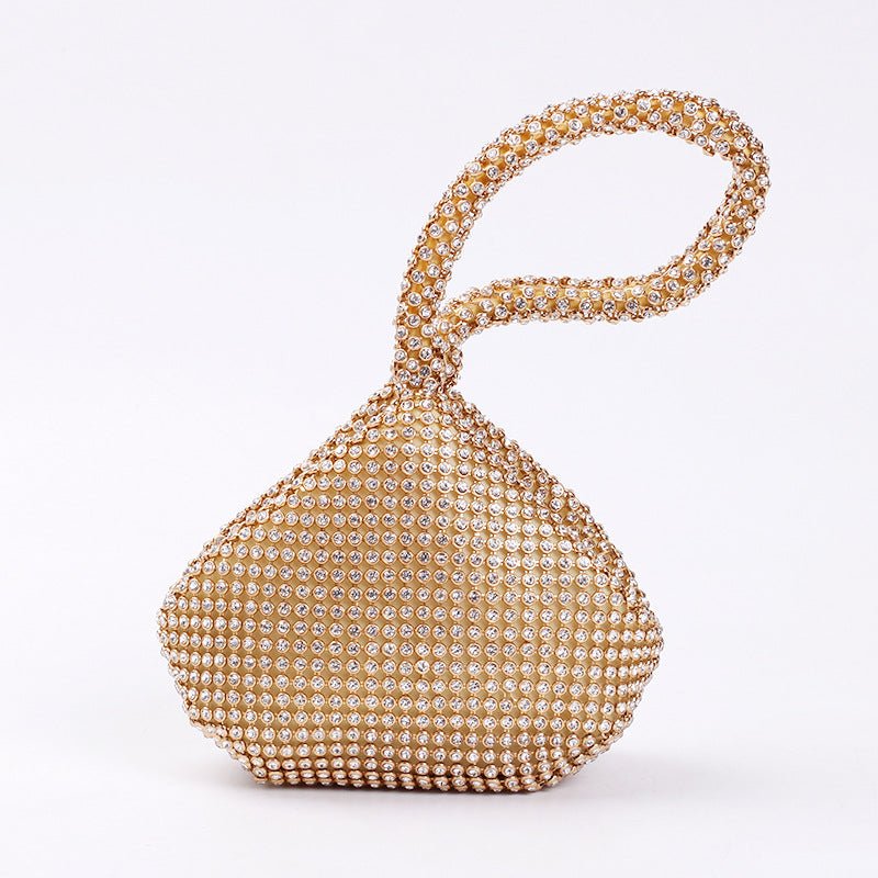 Cross-border Rhinestone Clutch Fashion Portable Cosmetic Bag Mine Bag Women's European and American Style Evening Bag Handbag - stoutforge