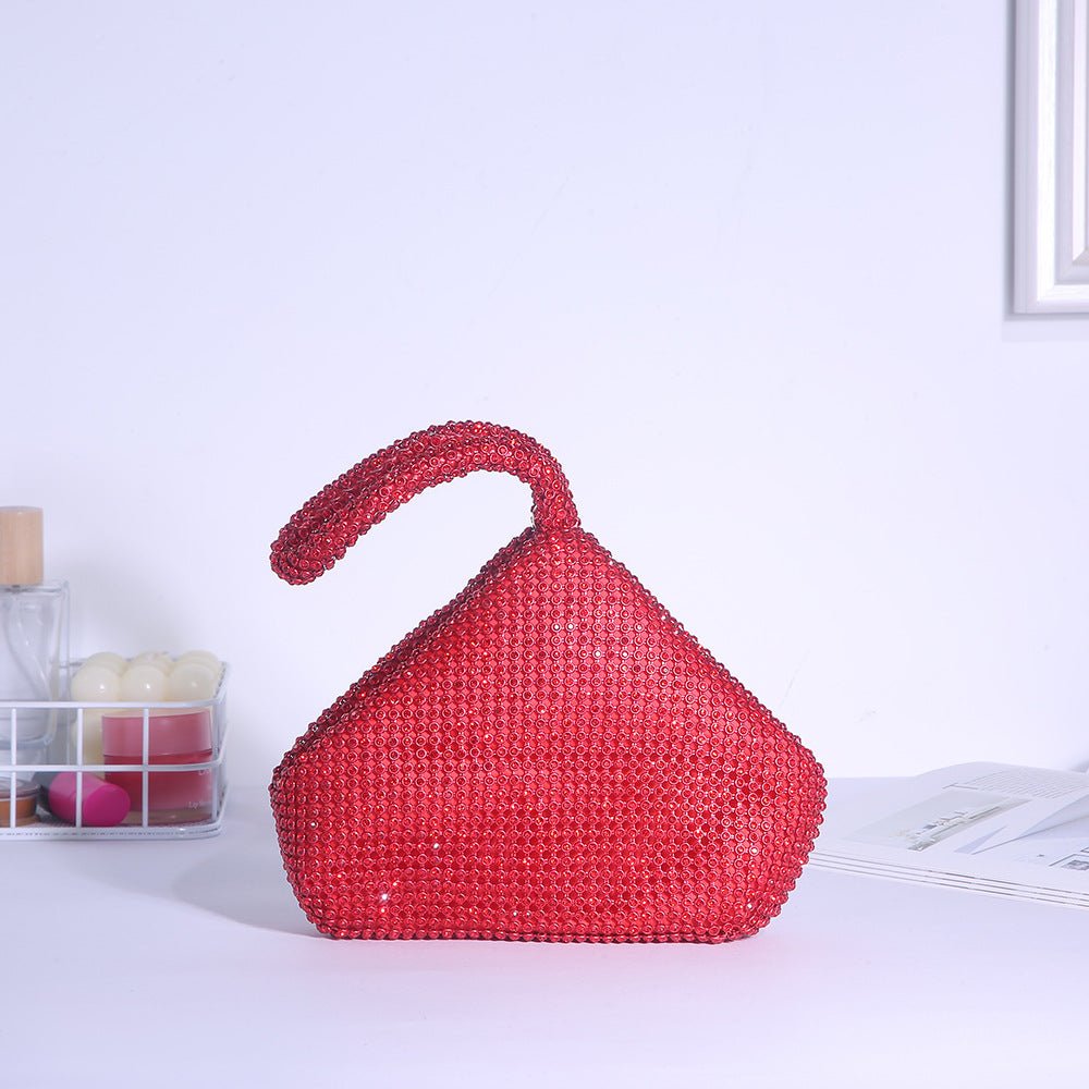 Cross-border Rhinestone Clutch Fashion Portable Cosmetic Bag Mine Bag Women's European and American Style Evening Bag Handbag - stoutforge