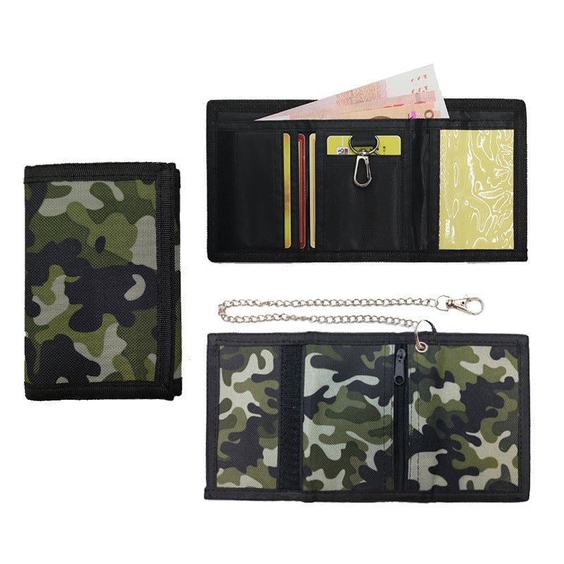 Factory Folding Waterproof Men's Wallet Outdoor Chain Anti-theft Money Bag Tactical Storage Waistband Wallet in stock - stoutforge