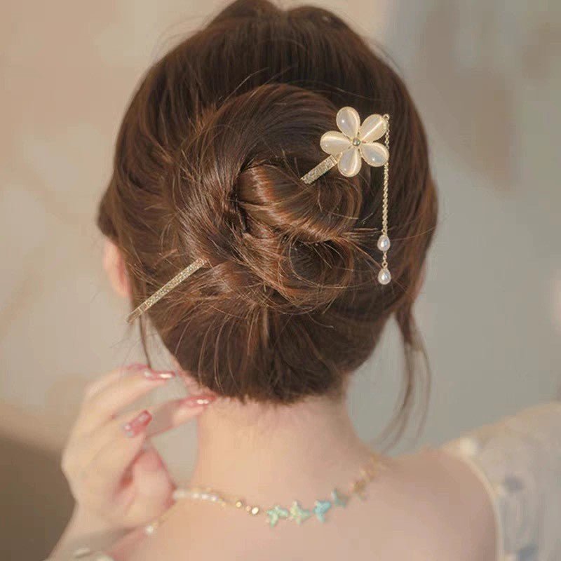 Hair Hairpin Collection Antique Temperament Disc Hair Hairpin Now New Chinese Style High-end Hanfu Accessories Hair Hairpin Headwear Hair Accessories for Women - stoutforge