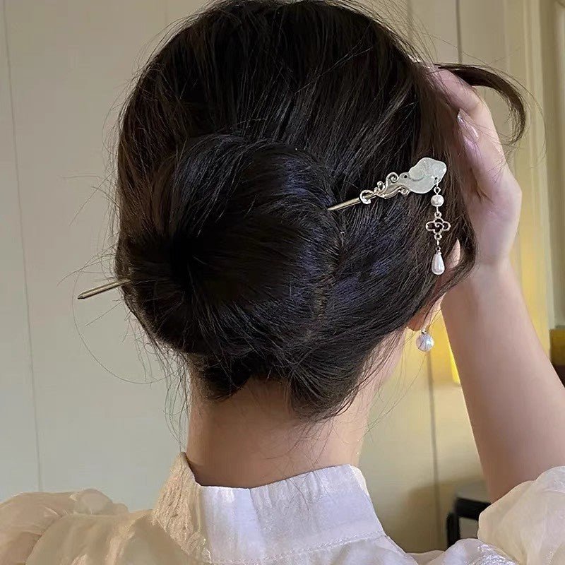 Hair Hairpin Collection Antique Temperament Disc Hair Hairpin Now New Chinese Style High-end Hanfu Accessories Hair Hairpin Headwear Hair Accessories for Women - stoutforge