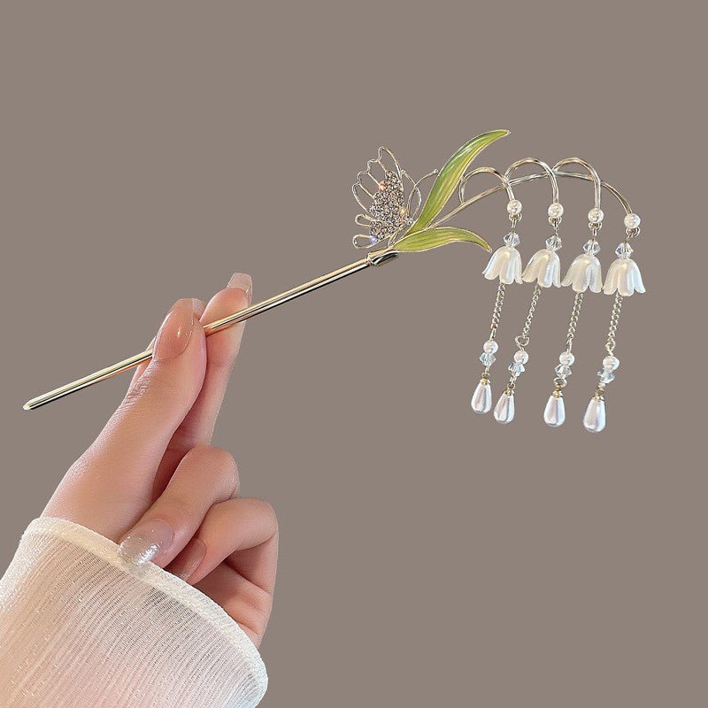 Hair Hairpin Collection Antique Temperament Disc Hair Hairpin Now New Chinese Style High-end Hanfu Accessories Hair Hairpin Headwear Hair Accessories for Women - stoutforge