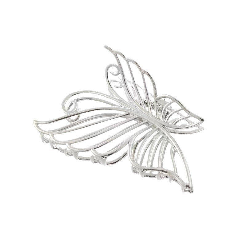 High-End Metal Butterfly Clip Women's Large Hair Clip Hair Back of the Head Hair Shark Clip Hair Clip Headwear - stoutforge
