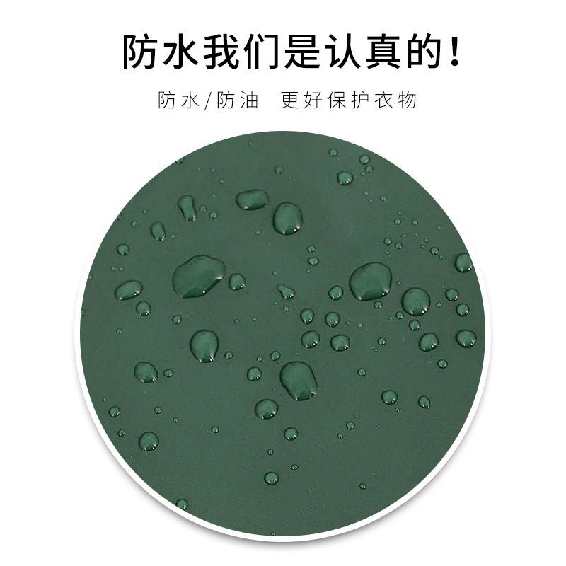 Logo advertising custom apron waterproof and oil-proof pvc kitchen cooking custom waist household a wholesale - stoutforge