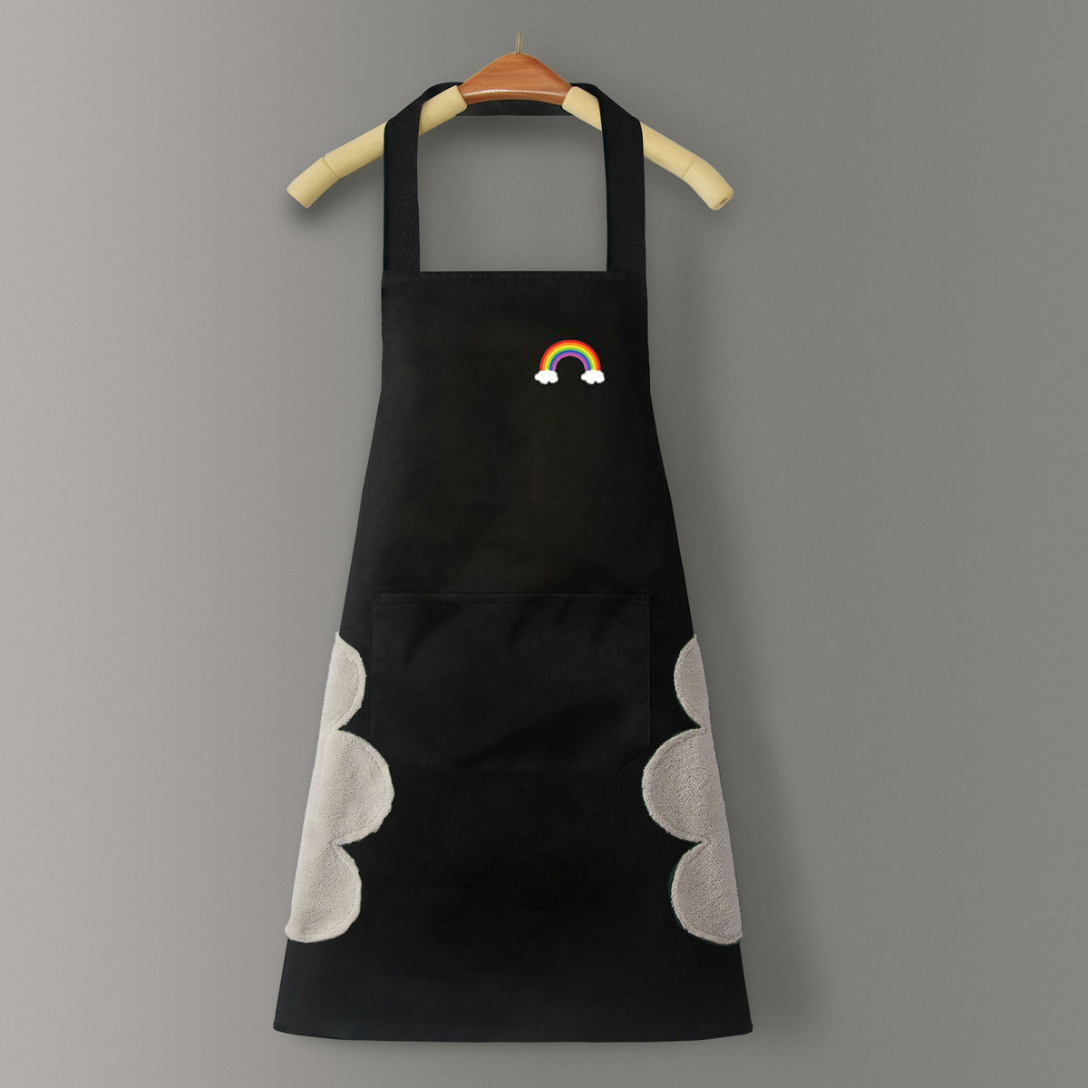 Logo advertising custom apron waterproof and oil-proof pvc kitchen cooking custom waist household a wholesale - stoutforge