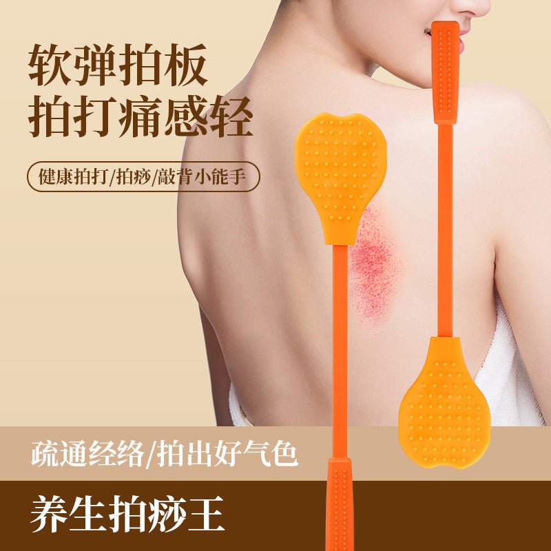 Meridian massage board silicone health care home massage stick fitness massage scraping board massage acupuncture point massage hammer - stoutforge