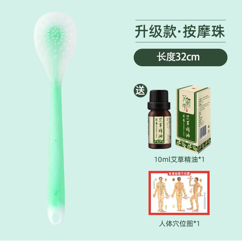 Meridian massage board silicone health care home massage stick fitness massage scraping board massage acupuncture point massage hammer - stoutforge