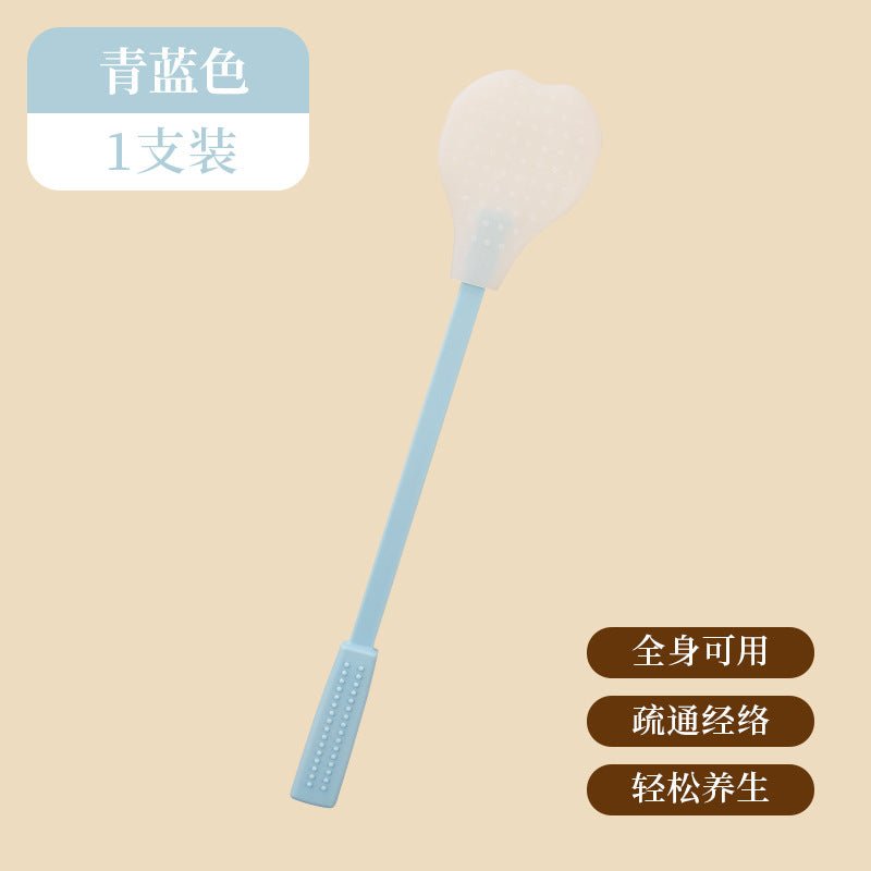 Meridian massage board silicone health care home massage stick fitness massage scraping board massage acupuncture point massage hammer - stoutforge