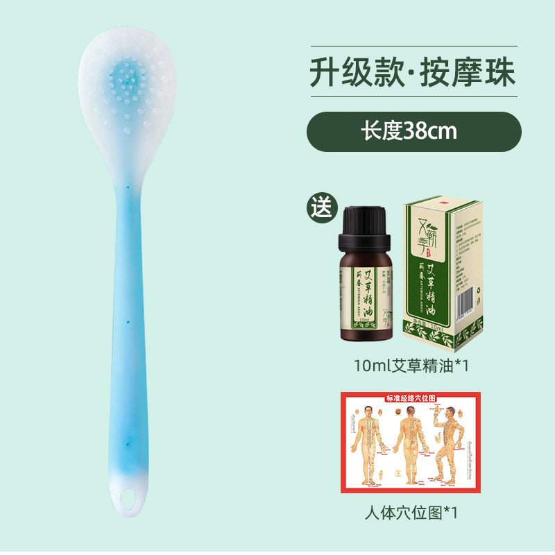 Meridian massage board silicone health care home massage stick fitness massage scraping board massage acupuncture point massage hammer - stoutforge