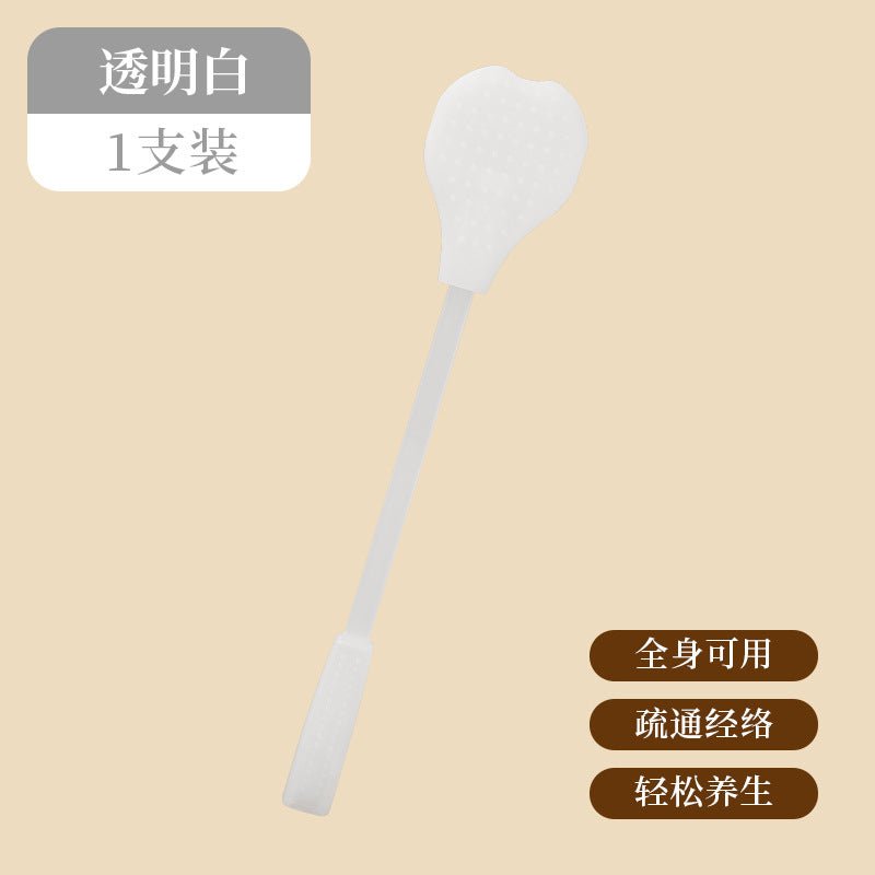 Meridian massage board silicone health care home massage stick fitness massage scraping board massage acupuncture point massage hammer - stoutforge