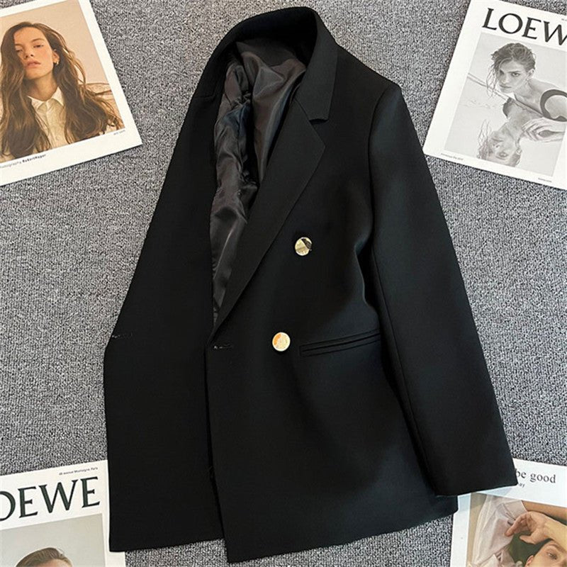Orange Suit Jacket Women's 2025 Spring and Autumn New Korean High-end Temperament Popular Suit 22 Colors - stoutforge