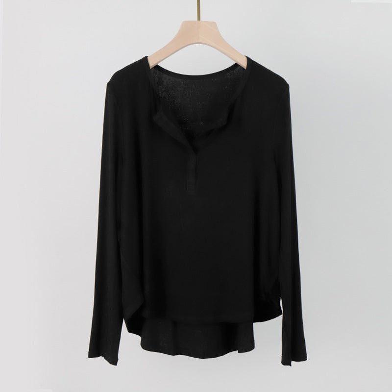 Summer New Style Yoga Top Long-Sleeved Women's Ribbed Loose Blouse Quick-Drying Running Sports Long-Sleeved Quick-Drying T-Shirt for Women - stoutforge