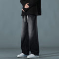 Tall Men's Extended Jeans Spring Gradient Pants Loose Straight Elastic Casual Pants Spring and Autumn Trendy Brand - stoutforge